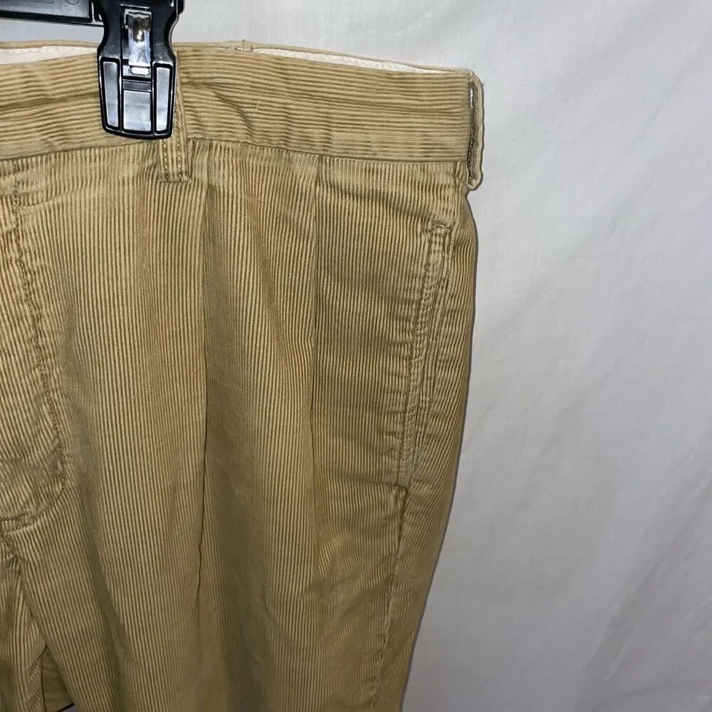 Polo Ralph Lauren Hammond Men’s Corduroy Pants Sz 36x34 Beige Going Out Comfort